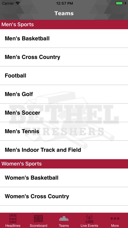 Bethel College Threshers screenshot-3