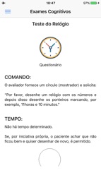 Exames Cognitivos Captura de tela 4