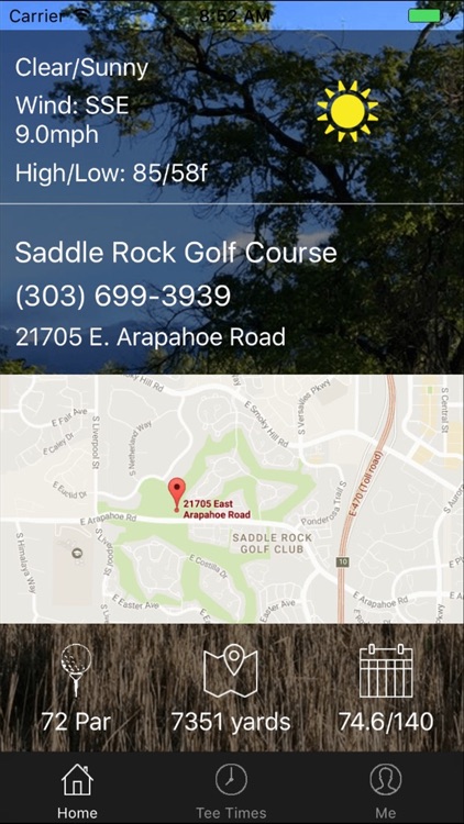 Saddle Rock Golf Tee Times