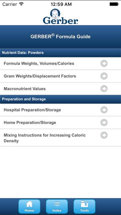 Gerber® Formula Guide screenshot-4