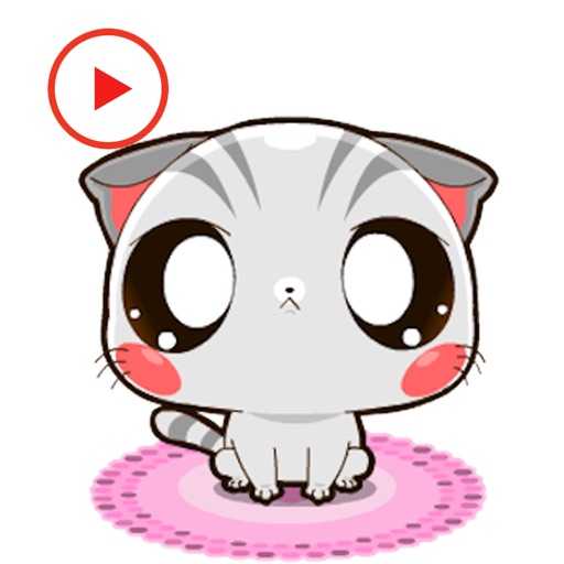 Animated Cat Kitty Stickers icon