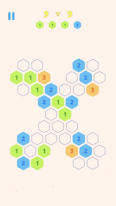 Hexa Merge! Number Puzzle screenshot 3