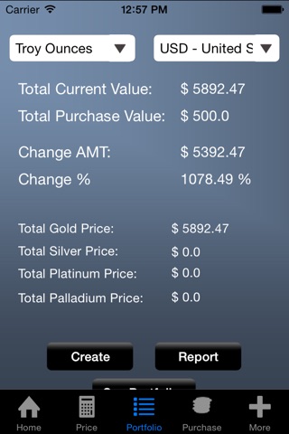 Gold Price Calculator Free screenshot 2