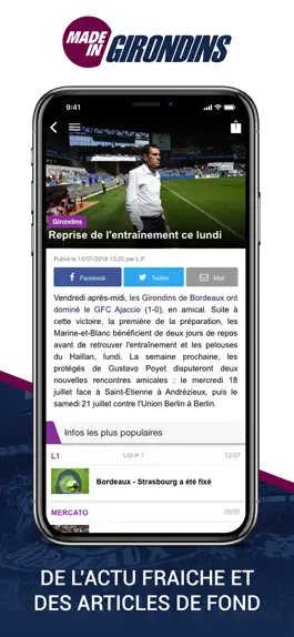 Game screenshot Foot Bordeaux apk