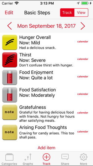 Mindful Eating Tracker