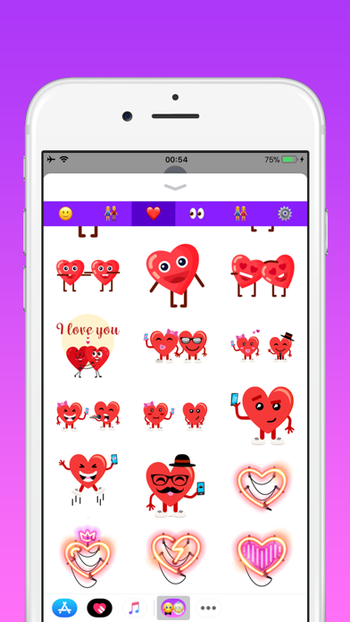 カップルのための愛の絵文字のスクリーンショット5 カップルのための愛の絵文字のスクリーンショット5