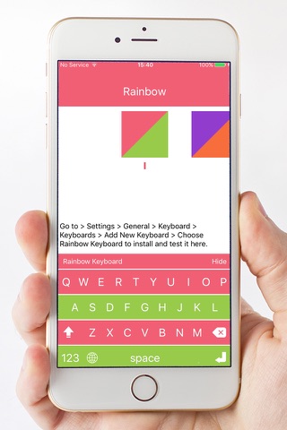 Rainbow Keyboard Themes screenshot 4