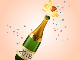 Brighten up conversation by sending Party of Champagne Sticker to your friends and family via iMessage
