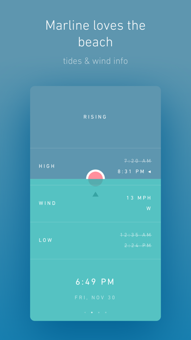 Marline - Weather, Tides & Moon Screenshot 1
