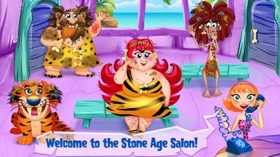 Cave Girl - Stone Age Salon Screenshot 1