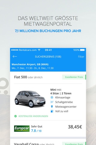 Rentalcars.com Car rental App screenshot 4