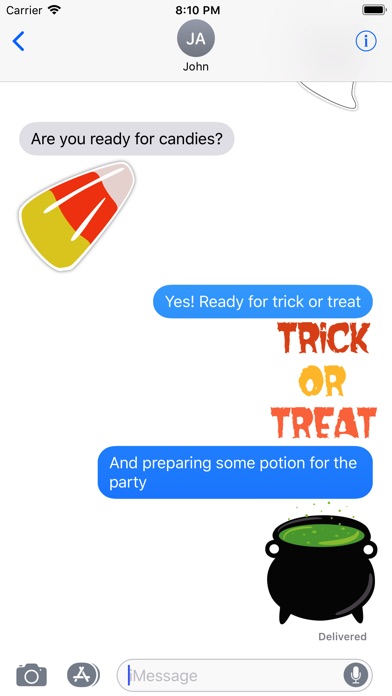 Enjoy Halloween Stickers screenshot 3