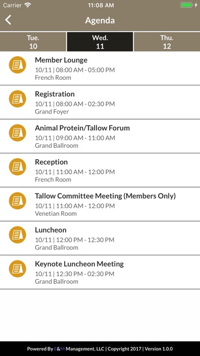 AFOA Annual Meeting screenshot 2