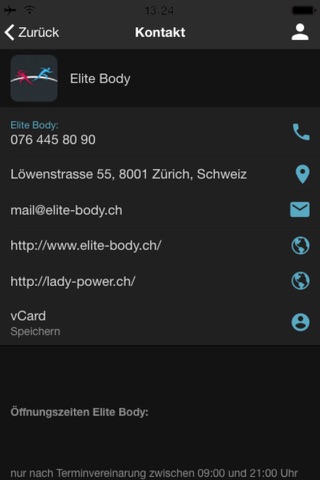 Elite Body Zürich screenshot 2
