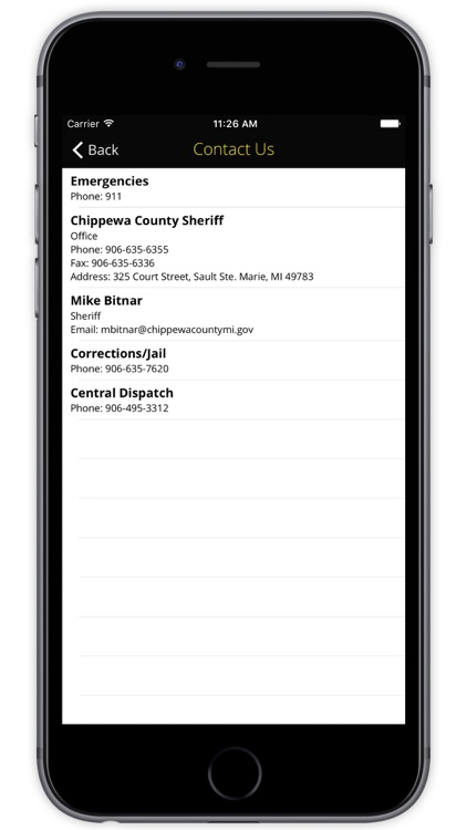 Chippewa County Sheriff screenshot-3