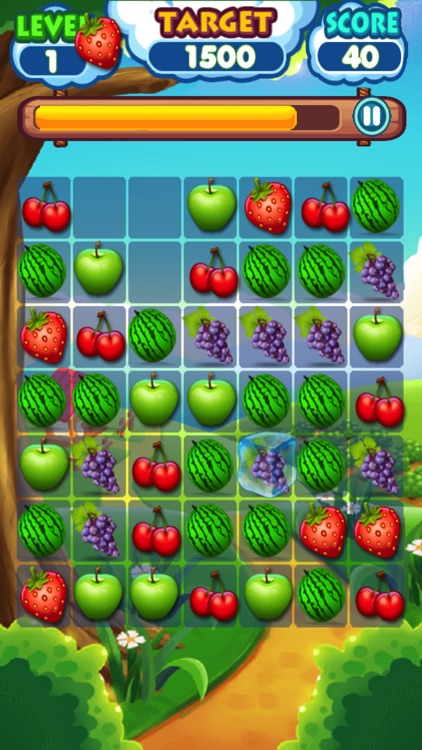 Fruit Line Crush - Math 3 Game