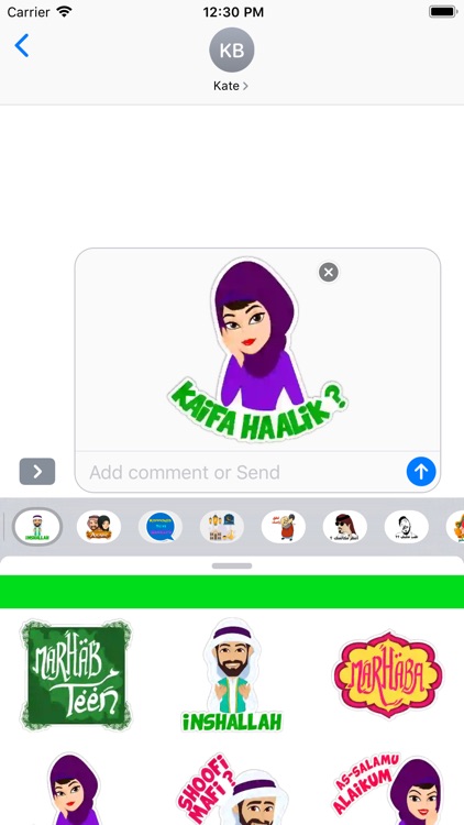 Arabic Stickers - Eng Letters