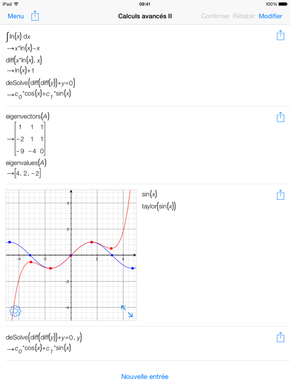 Mathématiques avec PocketCAS Mathématiques avec PocketCAS