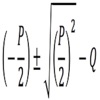 PQ formula calculator
