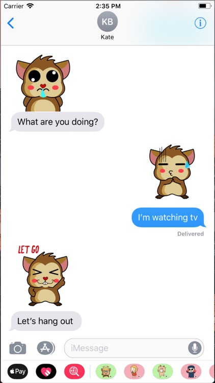 Shimon - Chipmunk Emoji GIF screenshot-3