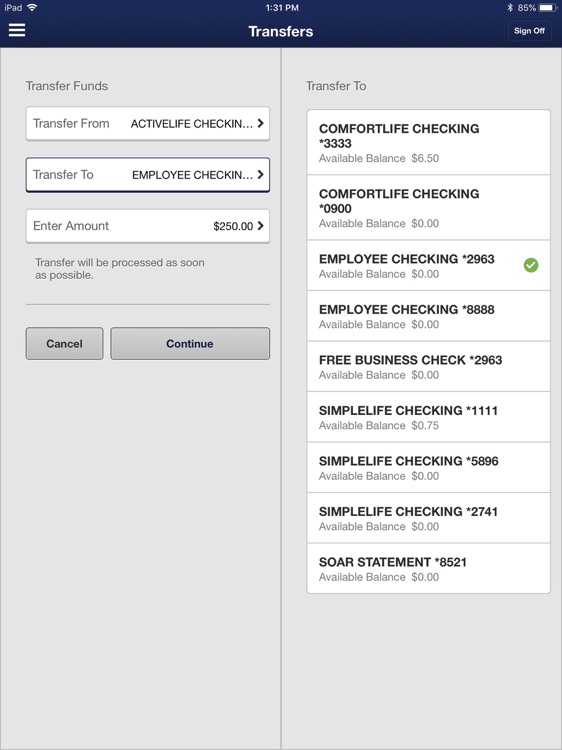 AmeriServ Banking for iPad screenshot-5