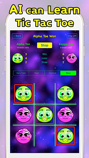 AI Toe - AI Learns Tic Tac Toe(圖1)-速報App