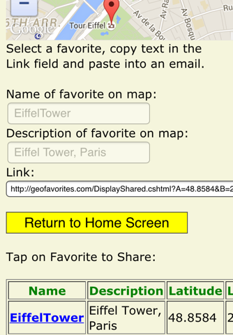 GeoFavorites screenshot 4