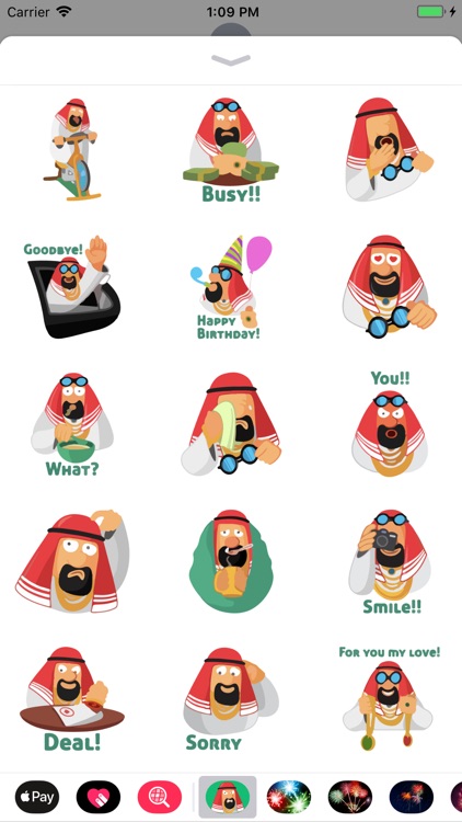 Arabian Vibe Funny Sticker App