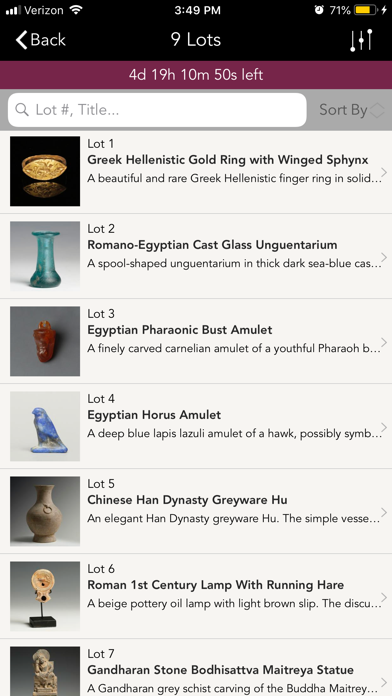 Ancient Art Auctions screenshot 2