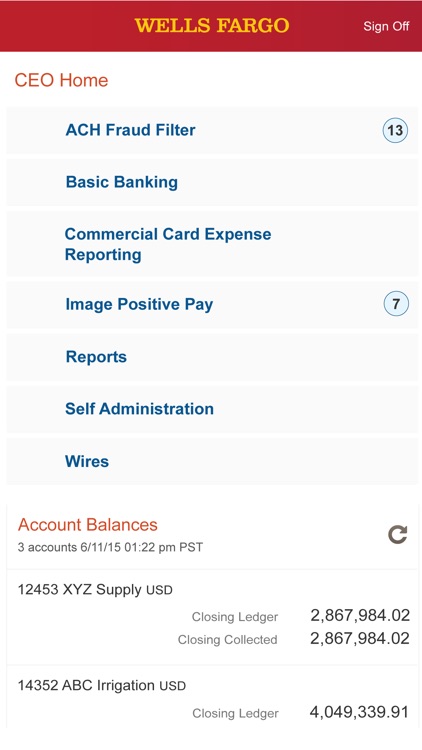 Wells Fargo CEO Mobile