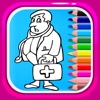 Painting Coloring Draw Doctor Coloring Book