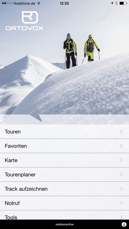 ORTOVOX ALPINE TOURING APP