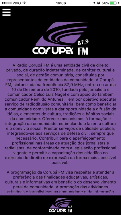 Rádio Corupá FM screenshot-3