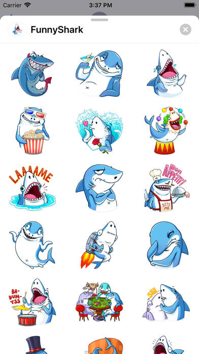 Funny Shark Sticker 2019 screenshot 2