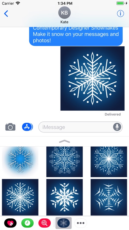 Snowflakes Sticker Pack