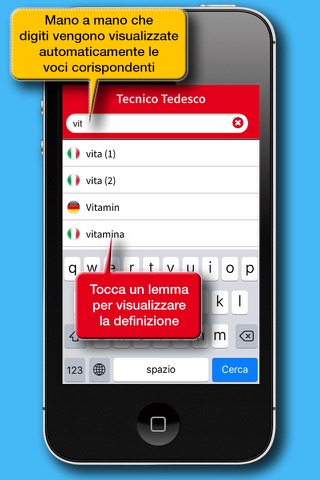 Dizionario Tecnico Tedesco screenshot 2