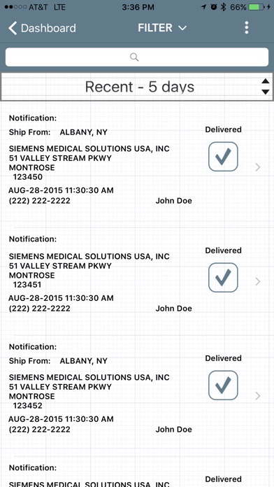 Part Delivery Tracker screenshot 3
