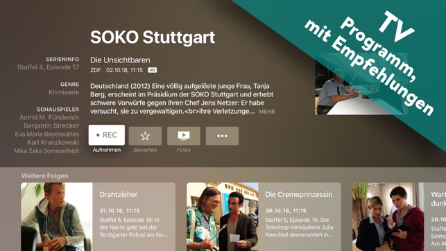 YouTV PVR Mediathek, Fernsehen(圖3)-速報App