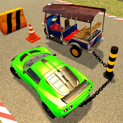 Tuk Tuk Chained Car Racing iOS App