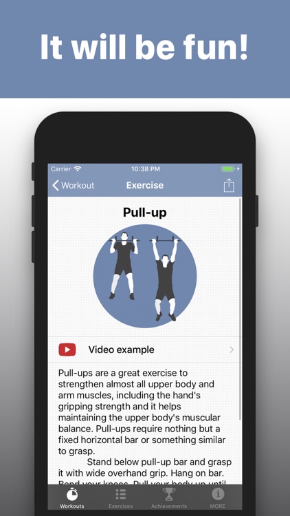 Pull Ups training & exercises screenshot-4