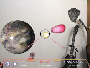 Asteroid Apocalypse AR, game for IOS