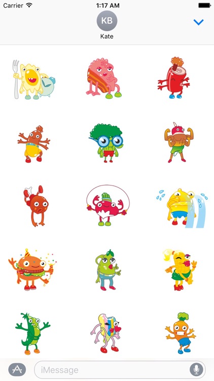 Animated Mutant Foods Sticker