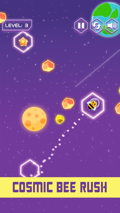 Cosmic Bee Rush screenshot 4