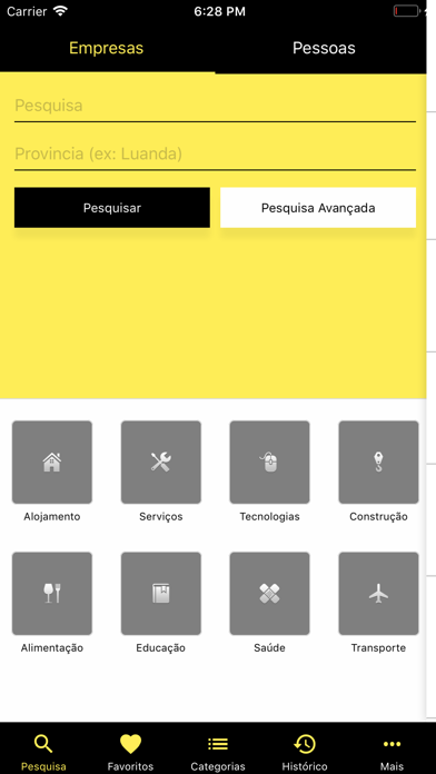 Páginas Douradas de Angola screenshot 2