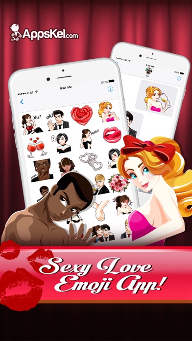A Sexy Love Emoji Stickers screenshot 2