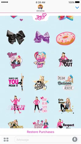 Game screenshot JoJo Siwa Stickers hack