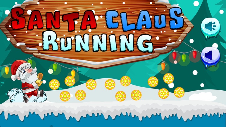 Santa Claus Running Christmas