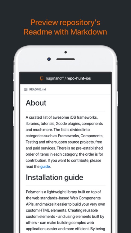 Repo Hunt - explore GitHub’s trending repositories