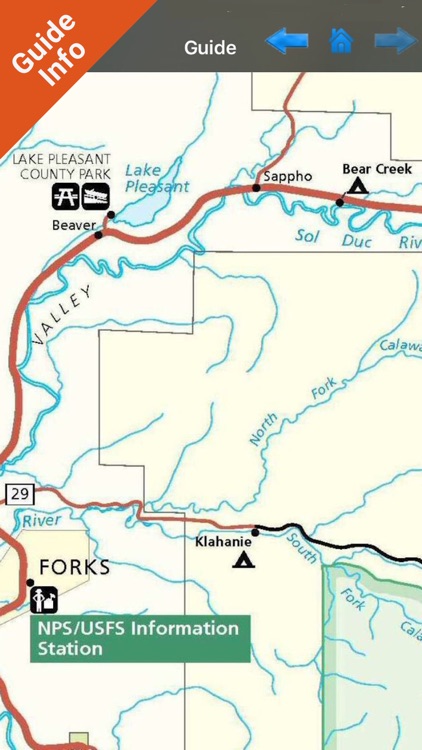 Olympic National Park - GPS Map Navigator