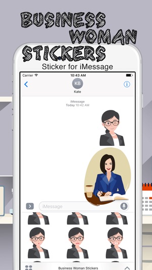 Business Woman Stickers(圖2)-速報App